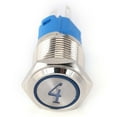 thumbnail image 4 of Interruptor pulsador Jadeshay Acero inoxidable 2 piezas 5 pines, 4 of 7