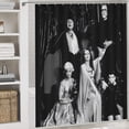 thumbnail image 5 of 4 Pcs The Munsters Shower Curtain Set with Rugs, Bathroom Set with Shower Curtain And Rugs with 12 Hooks for Bathroom Decor, 5 of 7