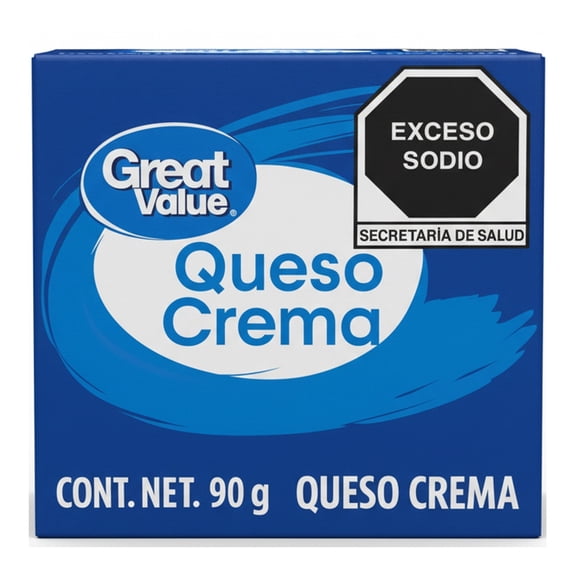 Queso crema Great Value 90 g