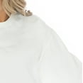 thumbnail image 4 of Women's Gameday Couture White Northwestern State Demons Big Goals Oversized Long Sleeve T-Shirt, 4 of 5