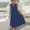 Dark Blue#02, variant on Yteetum Dresses for Women Summer Sleeveless V Neck A Line Tiered Flowy Mini Dress Casual Solid Loose Lightweight Comfy Travel Vactaion Dresses