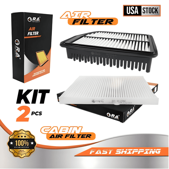Engine & Cabin Air Filter Set for Hyundai Tucson 2010 - 2015 2.0L 2.4L GL GLS / Kia Sportage 2011 - 2016 2.4L EX LX