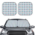 thumbnail image 2 of Balery 2 Piece Tulips Flowers Car Windshield Sun Shade|Foldable Front Windshield Shade for Car Front Window for Most Sedans SUV Truck-, 2 of 7