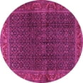 thumbnail image 1 of Ahgly Company Indoor Round Persian Pink Traditional Area Rugs, 3' Round, 1 of 4