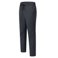 thumbnail image 2 of SAWOBUUN Men's Quick Dry Athletic Pants Cool Breathable Lightweight Tapered Leg Trousers Running Hiking Travel Trousers, 2 of 9
