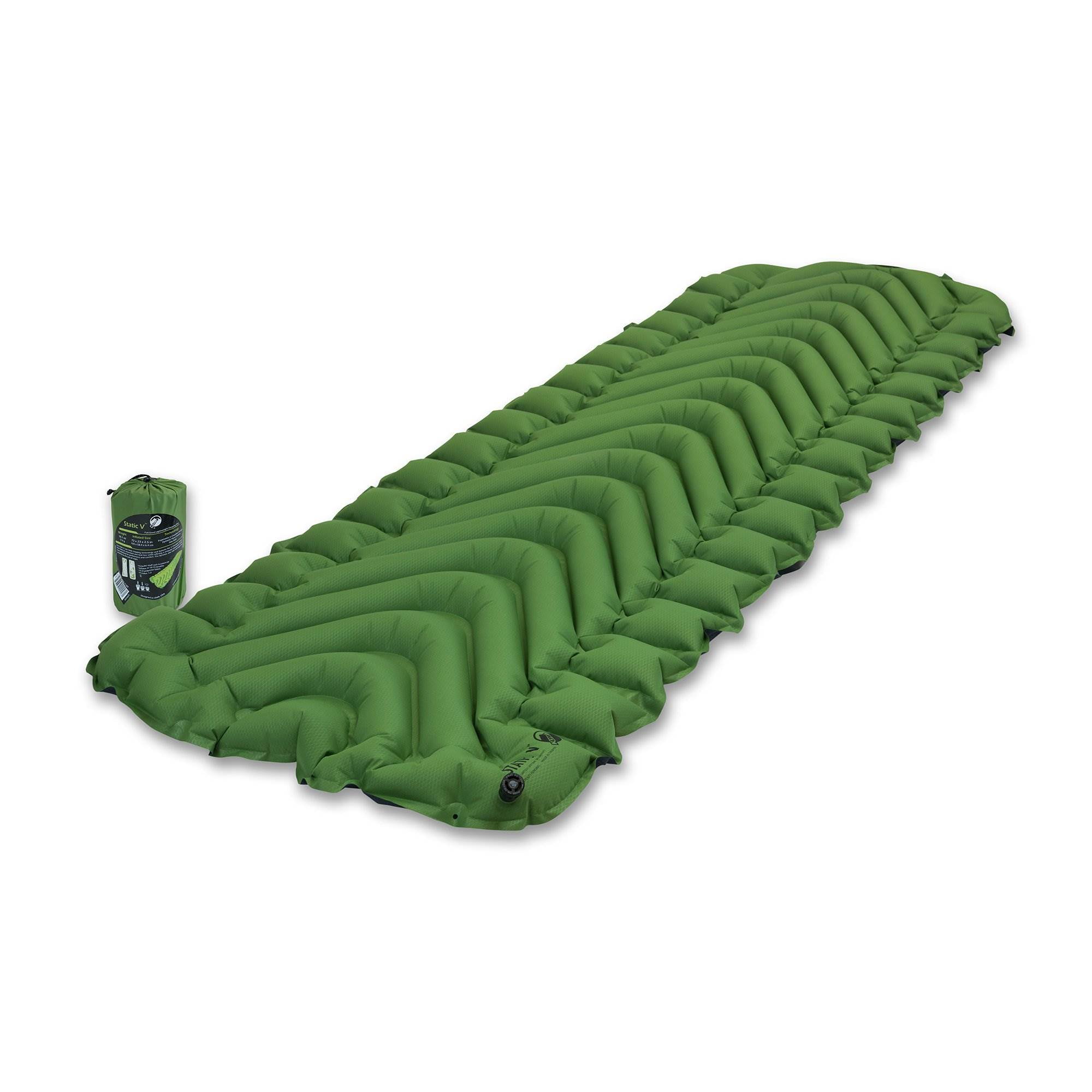 Klymit Static V Advanced Body Mapped Compact Inflatable Sleeping Pad Green Walmart Canada Klymit Static V Advanced Body Mapped Compact Inflatable Sleeping Pad Green Walmart Canada