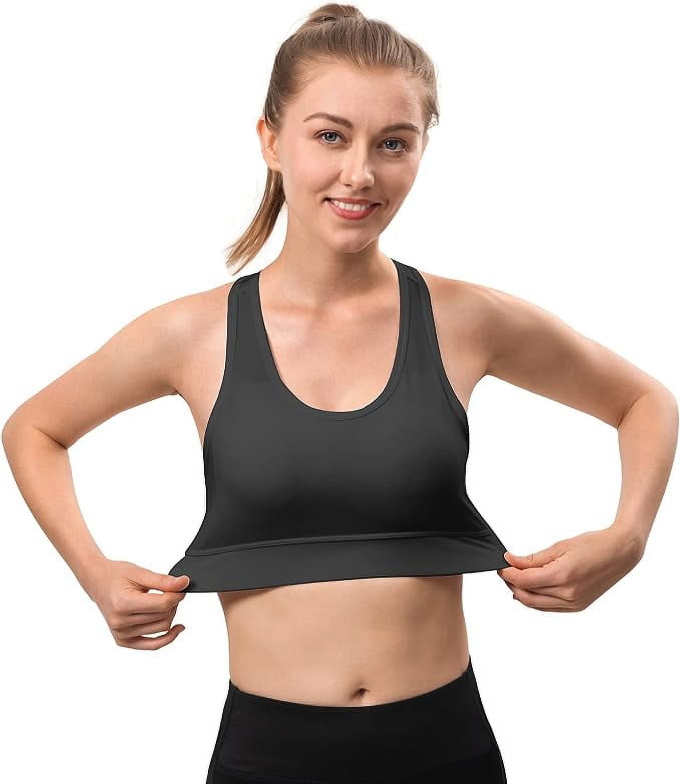 HBlife Women's High Impact Racerback Sports Bras, 3-Pack photo 5