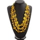 thumbnail image 4 of EeaseMX Collar estilo bohemio retro para mujer, con cuentas de madera tejidas a mano y cáscara de coco, joyería de playa, colgante para damas y niñas (amarillo), 4 of 7