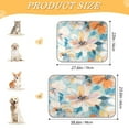 thumbnail image 3 of Pet Cooling Pad Foldable Self Cooling Mat Breathable Pet Cushion Sleep Pad for Dogs and Cats Oversized Flowers Pattern M, 3 of 9