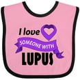 thumbnail image 3 of Inktastic I Love Someone with Lupus Boys or Girls Baby Bib, 3 of 4