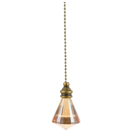 

Pull Chain Extender Glass Charm Extension Fan Light Pull Chain Replacement