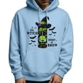 thumbnail image 1 of LUOGENLI Chandails à Capuche pour Hommes Graphiques Halloween Chandail à Capuche Graphique Chandail Molletonné à Enfiler Manches Longues Veste Décontractée avec Imprimé pour l'Automne et l'Hiver Tenue Confortable Chandails à Capuche pour Hommes Paquet Bleu2 Taille TTG, 1 of 5