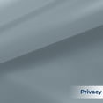 thumbnail image 5 of Yiannan Stone Blue PEVA Shower Curtain Liner, Rustproof Grommets, Waterproof, 3 Magnets，71x72, 5 of 6