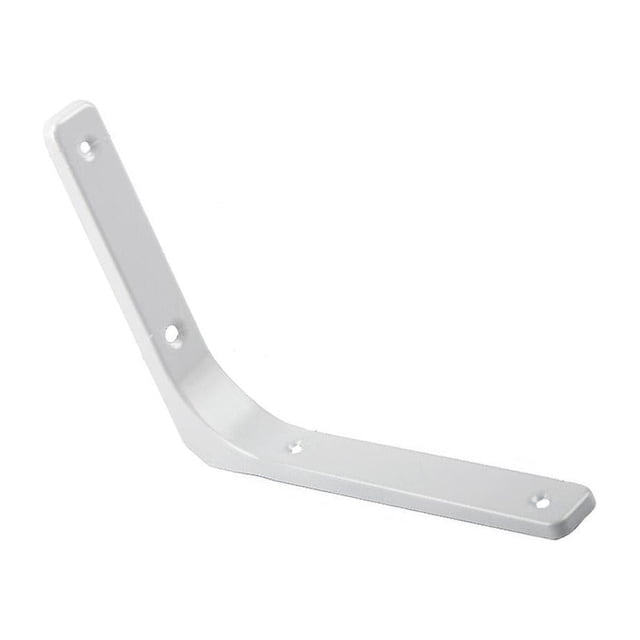 Maoww Support d'Étagère Robuste pour Mur, Étagère Suspendue, Supports en L, Blanc, 10 Pouces