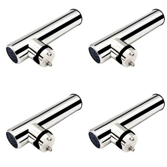 4 Pack 316 Stainless Steel Boat Fishing Rod Holder Brackets for Rails 18-26mm Sail Boat Parts