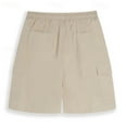 thumbnail image 6 of LONKITO Mens Shorts Cargo Elastic Waist Drawstring Linen Shorts with Pockets for Summer Beach Casual Clothes, 6 of 7