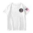 thumbnail image 4 of Grblisyd Girls 4th of July 250 Years America Shirt American Flag Crew Neck Tee Independence Day Short Sleeve Shirt for Kids 1-13 Years, 4 of 6