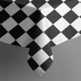 thumbnail image 5 of Black and White Checkered Pattern Square Tablecloth,Waterproof Square Table Cover,Wipeable Spillproof Washable Table Cover for Home Kitchen Party Decor 42"X42"(107x107cm), 5 of 6