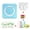 Blue, variant on Mini Pocket Printer, Portable Photo Printer with 13 Rolls Printing Paper, Wireless Bluetooth Thermal Printer for IOS Android, Text Label Receipt Notes Picture Printer