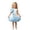 b-450Blue218, variant on MEZZALL Toddler Girls Sleeveless Bowknot Dress Dance Party Ruffles Dresses Clothes Adorable Sundress