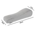 thumbnail image 5 of par de almohadillas para reposabrazos de silla de oficina con reposabrazos de espuma viscoelástica y reposabrazos inclinado elevado: fundas de cojines universales para alivio de reposabrazos y codos, 5 of 5