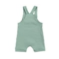 thumbnail image 3 of Xingqing Summer Newborn Baby Girls Boys Rompers 6 Colors Rainbow Printed Strap Sleeveless Button Jumpsuits, 3 of 7