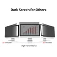 thumbnail image 1 of Computer Screen Blue Light Blocker, Blocks UV Blue Screen For Computer Monitor Blue Light Screen For Monitor With Hanging Anti Peeping, High Transmittance For 23 24 Inch, 1 of 7
