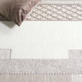 thumbnail image 6 of SAFAVIEH Lotus Joshua Geometric Area Rug, Ivory/Beige, 6'7" x 6'7" Square, 6 of 8