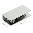 thumbnail image 3 of Parvistic 4pcs Zine Alloy Glass Clamps Fixing Clamps Glass Bracket for 10mm Thickness, 3 of 10