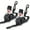 Black, variant on 4pcs/2pcs Retractable Ratchet Straps, 10 Feet Heavy Duty Auto Self Retracting Tie Down Straps - 1500lb Break Strength - Cargo Straps for Truck, Cargo Trailer, Motorcycle, Moving, Appliances