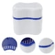 thumbnail image 2 of EeaseMX Estuche para dentaduras postizas, caja para baño de dentaduras postizas, caja para guardar dentaduras postizas con cesta de enjuague (azul), 2 of 7