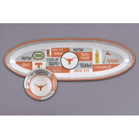 

Magnolia Lane Texas Chip and Dip Set 20-inch Length Melamine Kitchen Kitchen Accessories C48