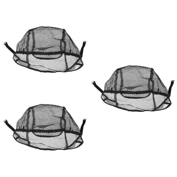 3 Pieces Grip Breathable Mesh Wig Cap Unisex Miss