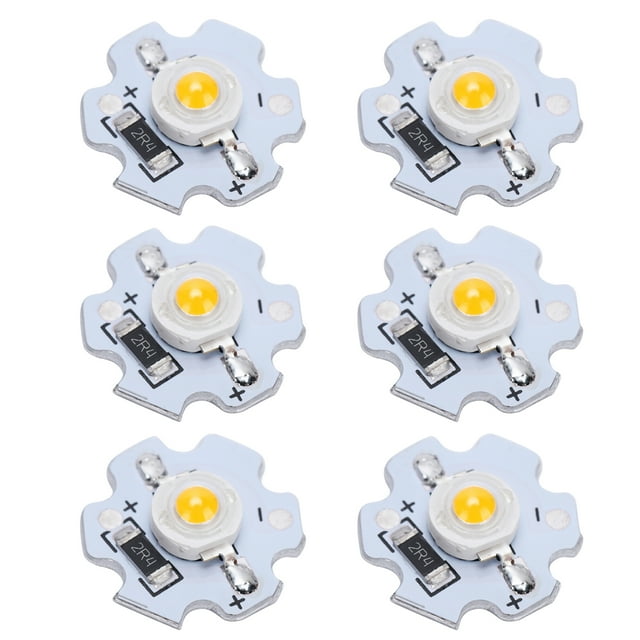 Chips LED, Piezas De Iluminación De Aluminio Bajo Consumo De Energía Con Alto Brillo Para Focos Para Faros Para Luces De Modelado De Bricolaje Para Linterna