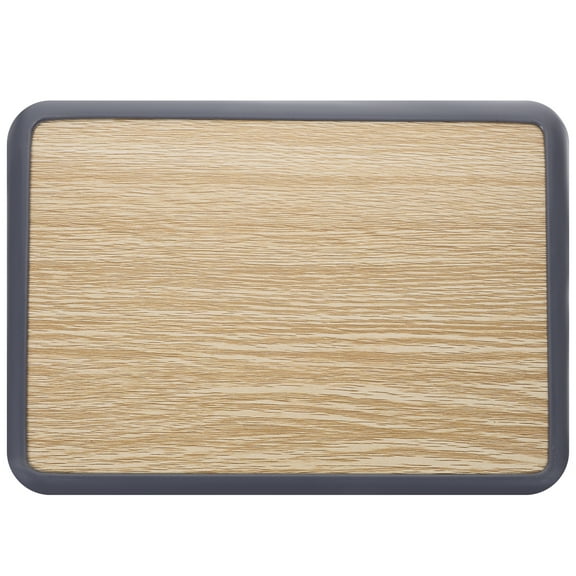 Raindrops Wooden Stool Seat Wood For Restaurant 1Pack 13.4X9.4X0.8In