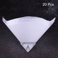 thumbnail image 2 of Uxcell 20Pcs 180um 180mmx130mm Cone Paint Screen Funnel Nylon Mesh Paper Paint Strainer, 2 of 6
