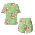 thumbnail image 5 of Naloa Cute Poodle Dog Women's Short-Sleeved Pajama Set, Loungewear, Summer pajamas, Breathable Cozy - X-Large, 5 of 9