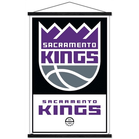 NBA Sacramento Kings – Logo 21 Wall Poster with Magnetic Frame 22.375 x 34