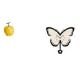 thumbnail image 1 of Escultura De Fruta De Porcelana, Adorno De Mesa, Estatua Geométrica, Decoración Para Festivales, Oficina, Colgante De Pared, Acrílico, Sin Tictac, Reloj De Mariposa Decorativo Para Comedor,, 1 of 8