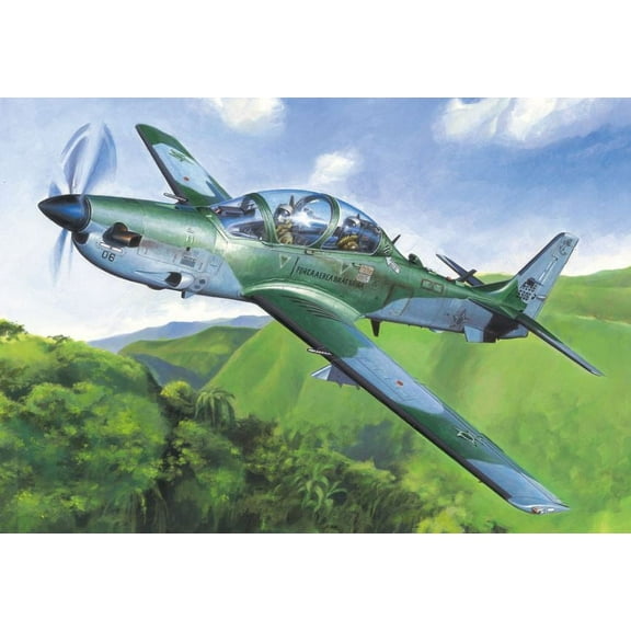 Hobby Boss Models 81727 1:48 Brazilian EMB-314 Super Tucano Aircraft