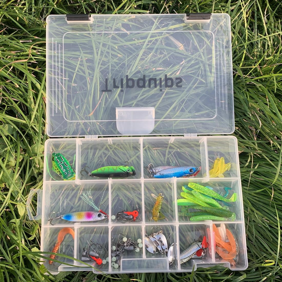 3600 Tackle Trays  Plastic Storage Organizer Box With Removable Dividers - Boxes Fishing 3700 2 Packs/4 Packs