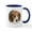 White/Navy Inside, variant on CafePress - Beagle Close Up Mug Mugs - 11 oz Ceramic Mug - Novelty Coffee Tea Cup