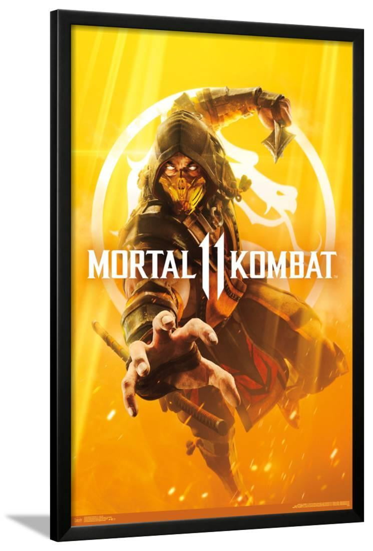 Mortal Kombat Movie Fight Wall Poster 22 375 X 34 Framed Walmart Com Mortal Kombat Movie Fight Wall Poster 22 375 X 34 Framed Walmart Com