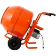 thumbnail image 3 of Portable Electric Concrete Mixer Cement Mixing Barrow Machine Mixing Mortar Handle with Wheel, 3 of 11