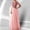 *Pink, variant on U Women's Sequin V Neck Short Sleeve Chiffon Formal Evening Gown,Floor Length Dress with Ruched Bust Blue,Women's Plus L