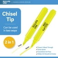 thumbnail image 5 of E-Clips USA Highlighter Set, Chisel Tip Highlighter Pens for Studying and Office Use, Yellow, 100-Pack, 5 of 6