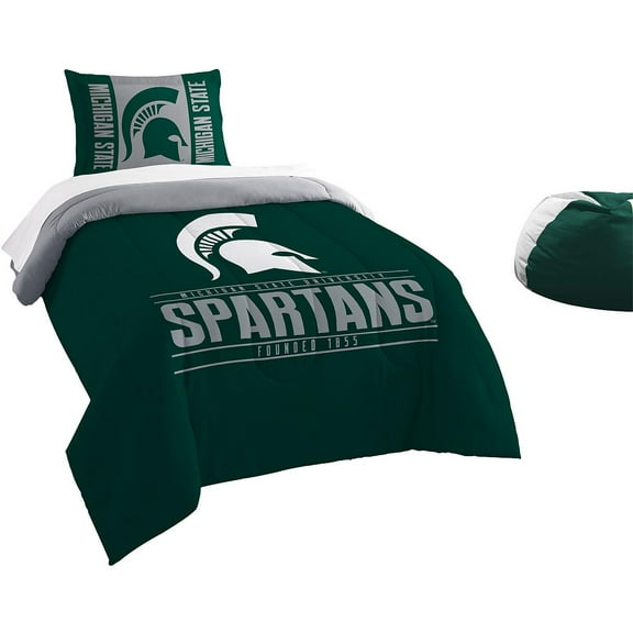 NCAA Michigan State Spartans "Modern Take" Bedding Comforter Set