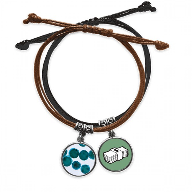 Criatura azul celular la foto modelo Pulsera Cuerda Mano Cadena Cuero Dinero Pulsera Unbranded M