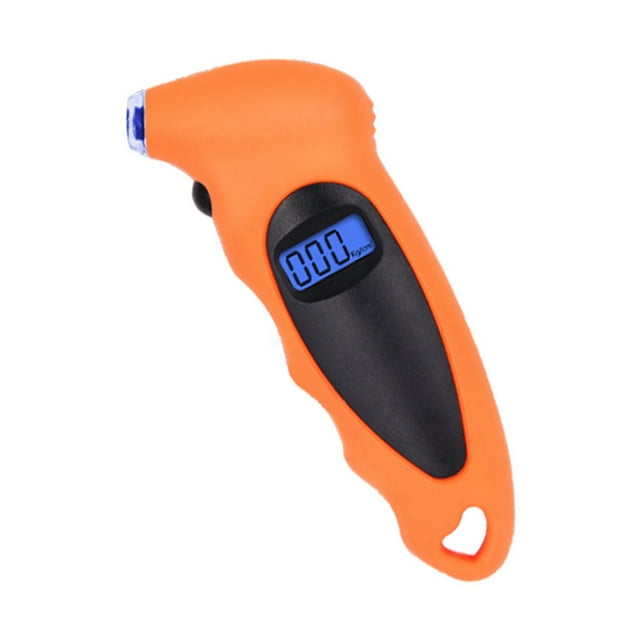 Guardoinrt 1/2/3/5 Universal Car Digital Tire Meter Motorcycle Scooter Bike Vehicle Rechargeable LCD Screen Air Pressure Gauge Automobile Orange Type 2 1 Pc