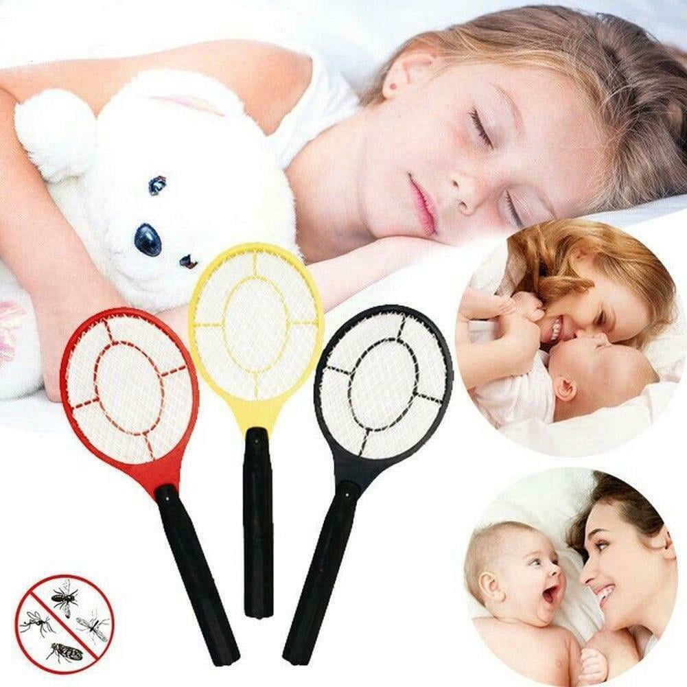 Electric Handheld Cordless Mosquito Racket Fly Insect Swatter Zapper